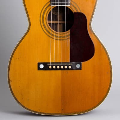 Regal  Concert Size Custom Built Flat Top Acoustic Guitar,  c. 1928, ser. #4041, black hard shell case. image 3