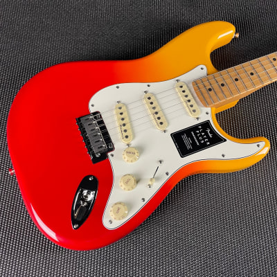 Fender Player Plus Stratocaster, Maple Fingerboard- Tequila Sunrise (MX22048334) image 2