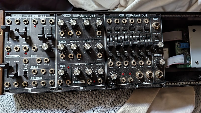 Roland System-500 Eurorack Synthesizer Complete Set 2016 - Present - Black image 1