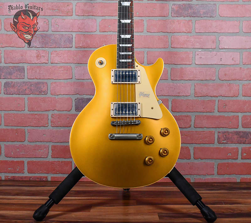 Gibson Custom Shop Historic '57 Les Paul Standard Reissue Gold Top Brazilian Rosewood VOS 2018 w/OHSC image 1