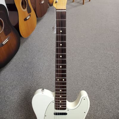 Used K-Line Truxton 2013 Electric Guitar Tele Telecaster Style White with Tweed Case Alder Body image 3