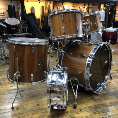 Sonor Phonic Centennial Series 5-Piece Drum Set 1975 Rosewood Veneer w/Original Snare image 2