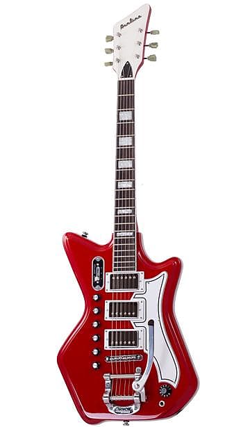 Airline 59 3P DLX Tone Chambered Mahogany Body Bolt-on Maple Bound Neck 6-String Electric Guitar image 1