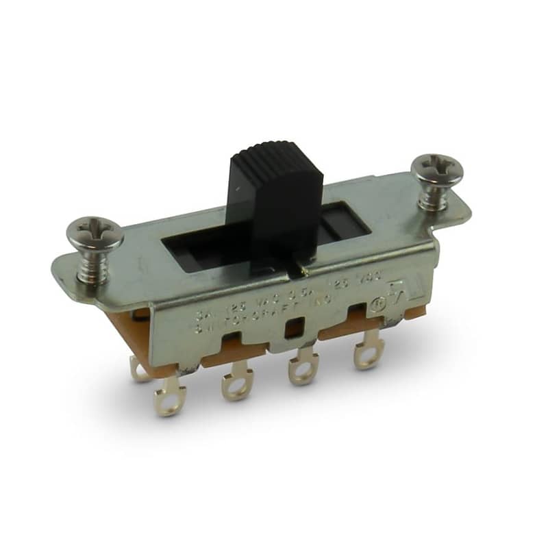 Slide Switch onoffon Jaguar/Jazzmaster Compatible Black Reverb