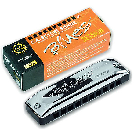 Seydel  Blues Session Standard Harmonica D Flat Stainless image 1