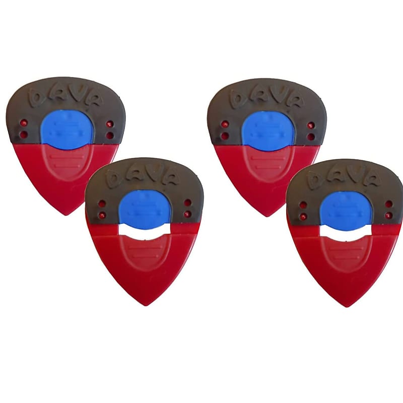 Dava Control Click Pick 4Pack Guitar Pick Adjustable Pick Reverb UK
