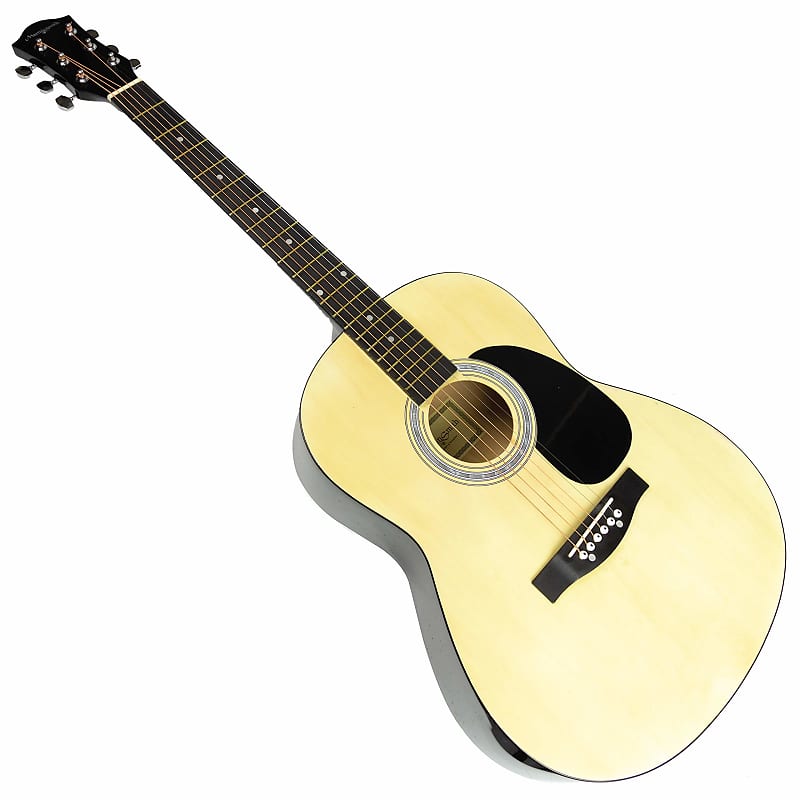 Martin Smith Full Size Acoustic Guitar Kit with Stand Tuner Bag Strap Plectrums Spare Strings Reverb