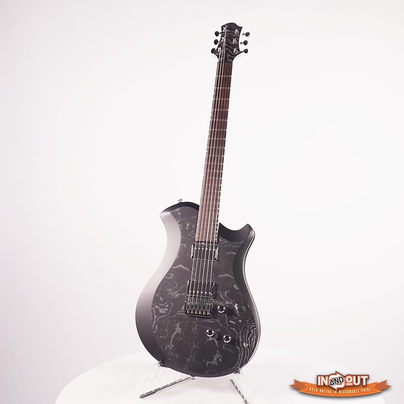 Relish Guitars Mary One - Burl Ash/Black Edge Guitar with Piezo