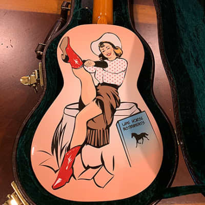 Maegen Wells-Lame Horse Collaboration  Cosette Acoustic Flat Top Guitar with free Lame Horse Ukulele image 15