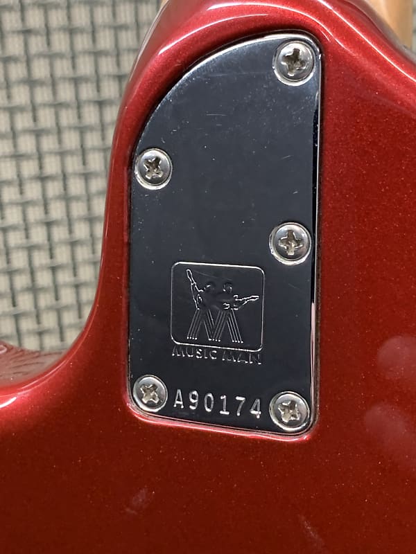 Music Man Silhouette 1997 Candy Red Ernie Ball | Reverb