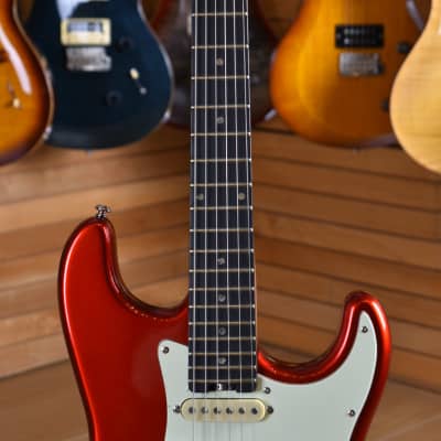 Schecter Traditional Route 66 Amarillo SSS Metal Red image 8