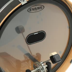 Evans PB2 Double Bass Drum Patch (pair) - Black Nylon image 2