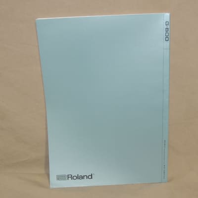 Roland G-800 Owners Manual [Three Wave Music] imagen 2