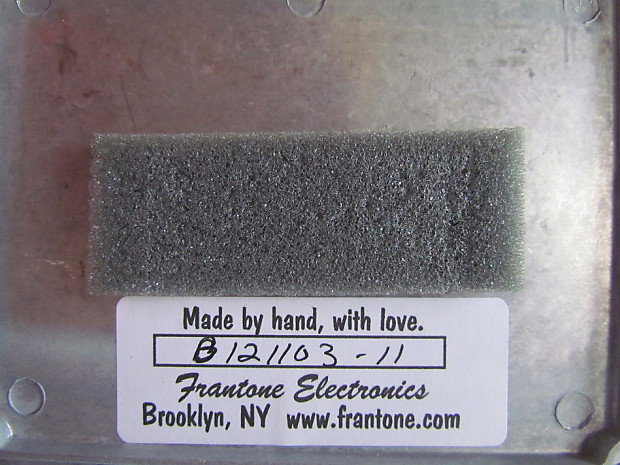 Frantone Brooklyn Handmade Guitar Overdrive Pedal | Reverb