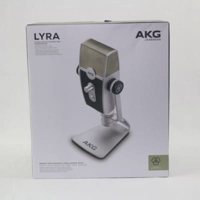 AKG Lyra C44 USB Studio/Podcast/Video/Gaming Microphone Ultra HD Audio by Harmon image 8