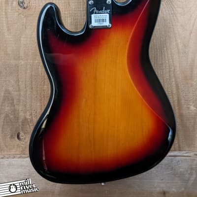 Fender Fretless Jazz Bass Guitar Sunburst USA Neck on MIM Body w/ Gig Bag image 8