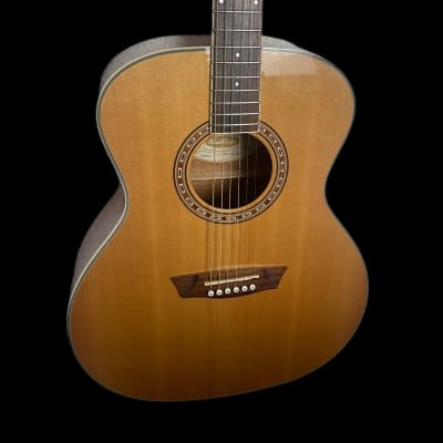 Washburn WG7S-O 6-string Acoustic Guitar, Natural Gloss image 5