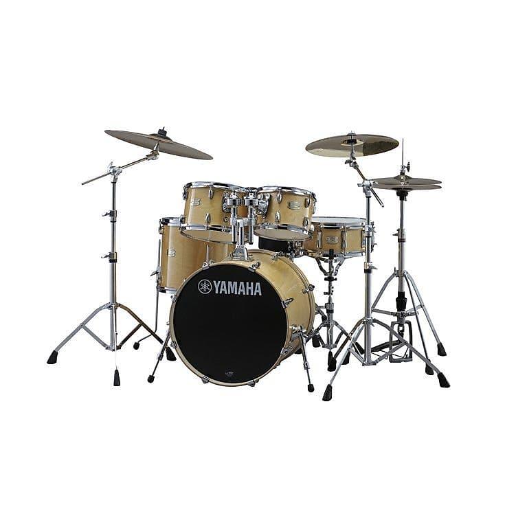 Yamaha STAGE CUSTOM BIRCH 5-PIECE SHELL PACK, W/20" BASS DRUM (NATURAL WOOD) image 1