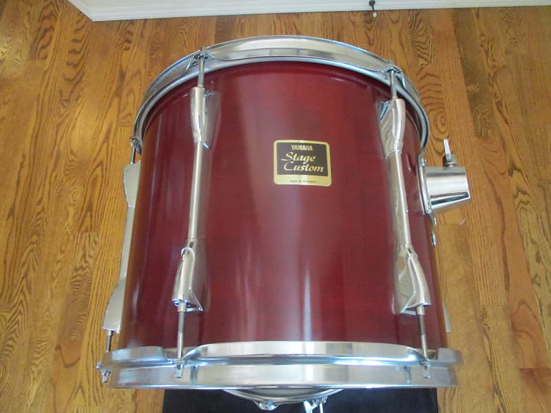 Yamaha Stage Custom 12 X 10 Rack Tom, Cherry Lacquer, Birch Shell, Pro Heads - Excellent! image 1
