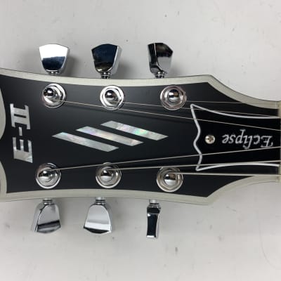 ESP E-II Eclipse BB Black Satin Electric Guitar + Hard Case B-Stock Made in Japan image 13