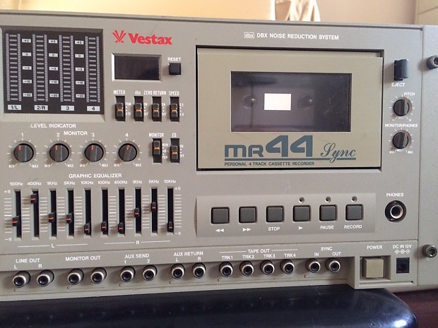 Vestax MR-44 Sync - Personal 4-Track Cassette Recorder | Reverb