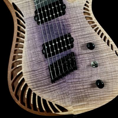 OD Guitars Venus 7 - 5A Flame Maple Top - Bare Knuckle Pickups image 11