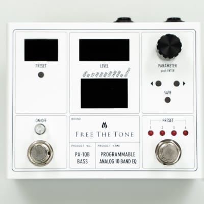 Free The Tone PA-1QB (Bass) [PROGRAMMABLE ANALOG 10 BAND EQ