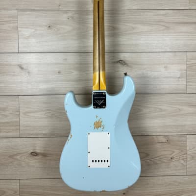 Fender Custom Shop Limited Edition 1956 Relic Stratocaster Faded Sonic Blue image 16