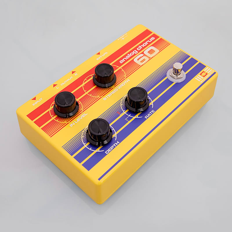 Made on Earth MOE Chorus 60 Pedal Juno 60 clone YELLOW PAINT Reverb