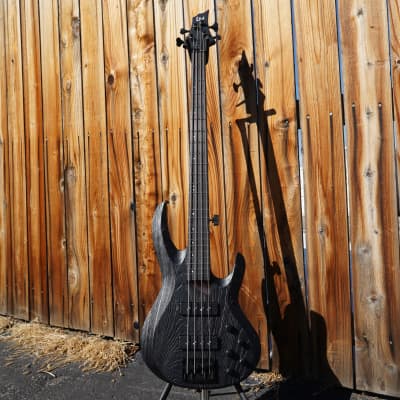 ESP LTD SIGNATURE MLB-4 Black Blast Mike Leon 4-String Electric Bass Guitar (2024) image 2