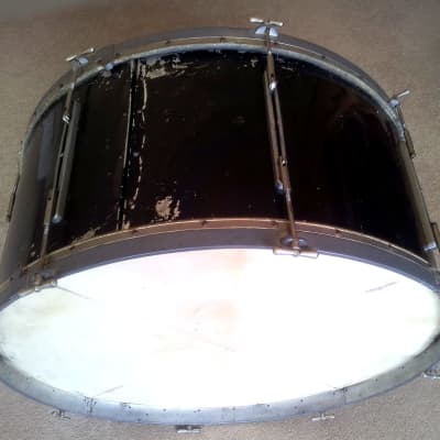 Vintage Collapsible Barry-style bass drum, 1920's-30's, sounds great image 4
