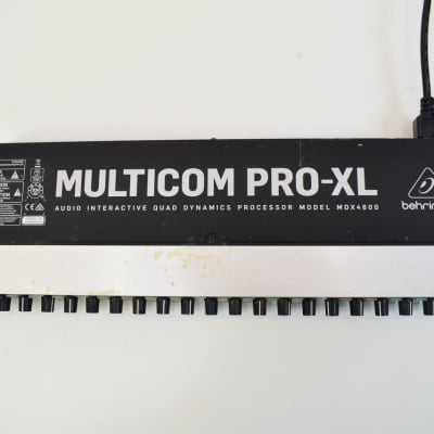 Behringer MULTICOM PRO-XL MDX4600 4-channel Compressor / Limiter / Gate Dynamics Processor image 8