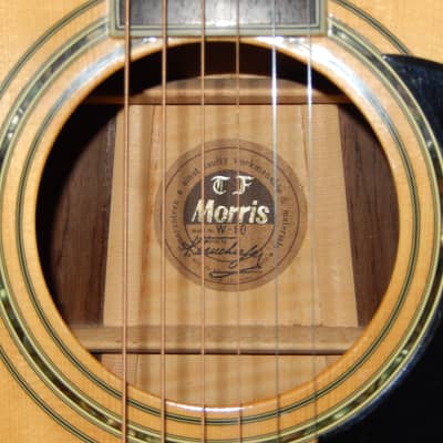 MADE IN JAPAN 1980 - MORRIS W60 - ABSOLUTELY AMAZING - MARTIN D41 STYLE - ACOUSTIC GUITAR image 3
