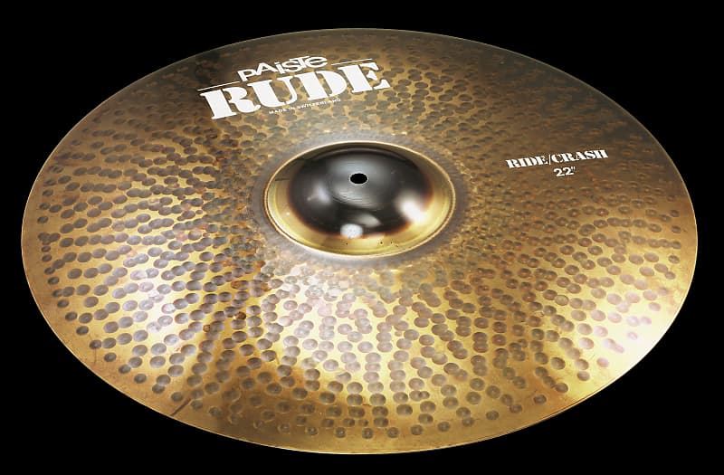 Paiste RUDE 22" Ride-Crash Cymbal/New With Warranty/Model # CY0001128522 image 1