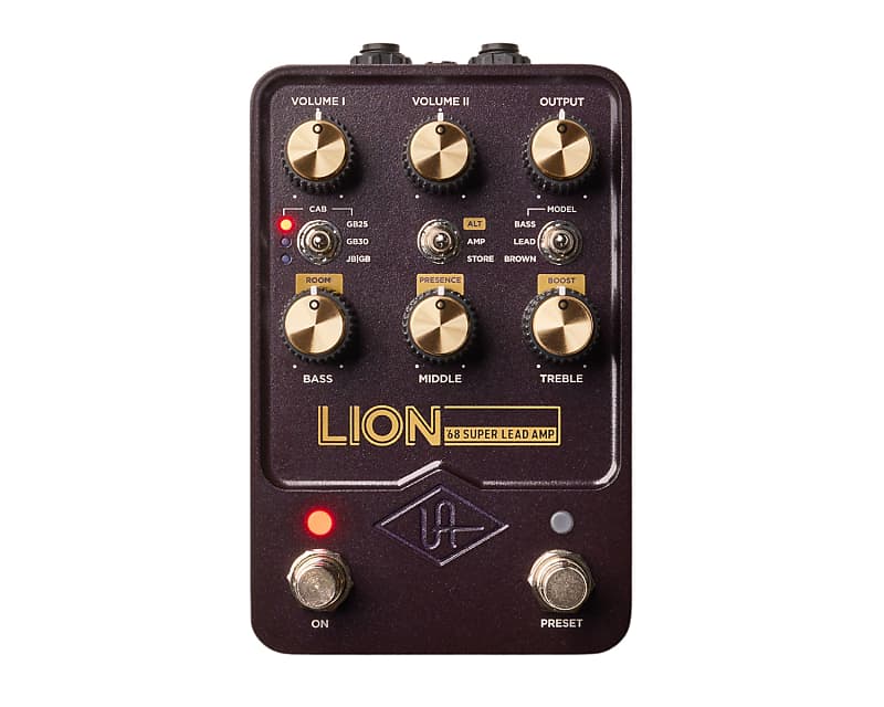 Universal Audio Lion 68 Super Lead / Plexi Amp Pedal Reverb