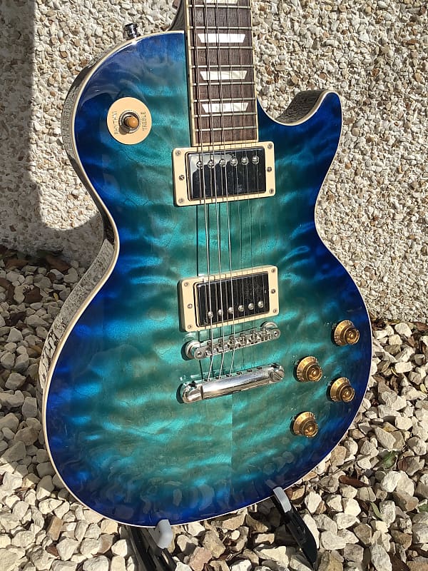 Gibson Goryo Yuto Signature Les Paul Standard 2020 - Trans Blue Burst