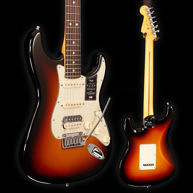 Fender American Ultra Stratocaster HSS RW Ultraburst-