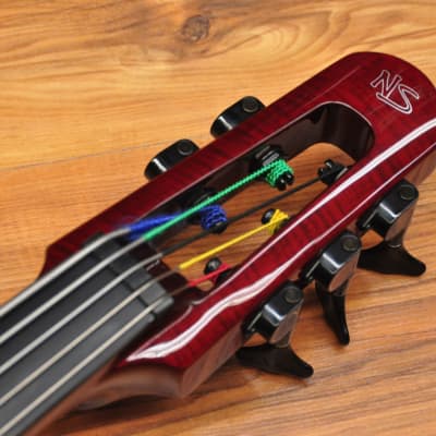 NS Design WAV5c Double Bass Trans Red image 10