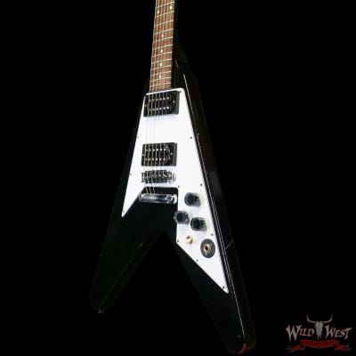 Gibson Custom Shop Artist Collection Kirk Hammett 1979 Flying V Murphy Lab Aged Ebony image 2
