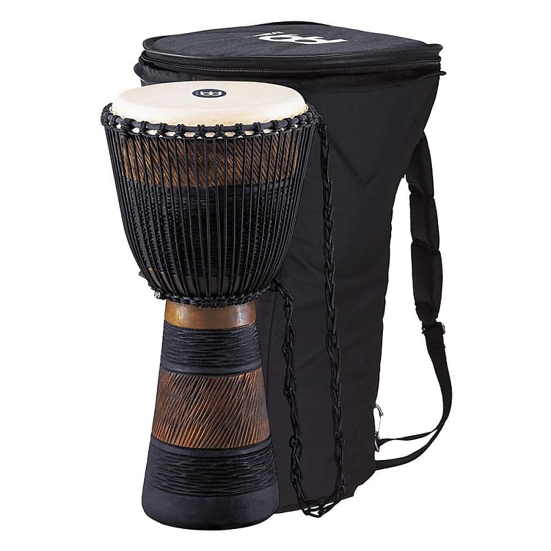 Meinl ADJ3-L+BAG Earth Rhythm Series African-Style Rope-Tuned 12" Djembe with Bag image 1