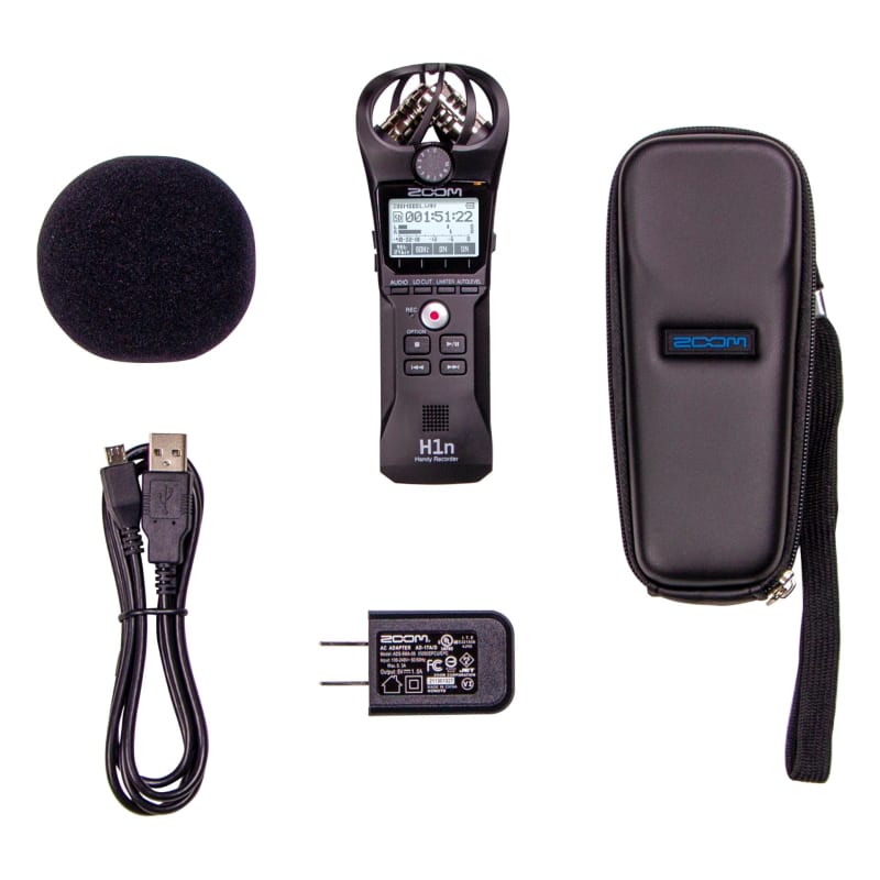 Zoom H1N-VP Handy Recorder Value Pack — Chuck Levin's Washington Music  Center