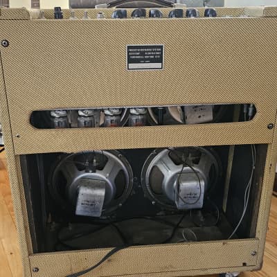 Earth 4x10 70s tube combo amp- Tweed twin/super reverb style image 7