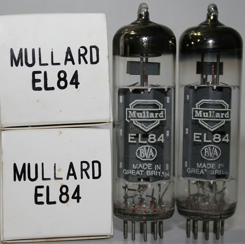 EL84 MULLARD Made in Gt. Britian Amplitrex Tested Qty 1 Match Pair #1162044  1162002 | Reverb