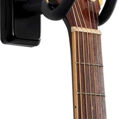 Black Wall Mount Guitar Hanger image 3