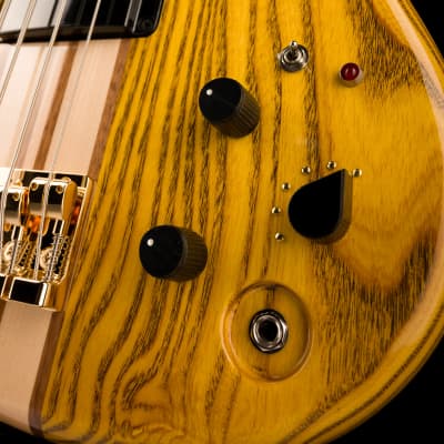 Aria Pro II SB-1000B Reissue 4-String Electric Bass Guitar Made in Japan Oak Natural with Gig Bag image 8