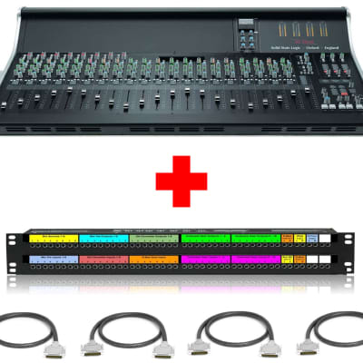 SSL XL-Desk | 24x8x2 Mixing Console (Unloaded) with Patchbay & Cabling Package image 1