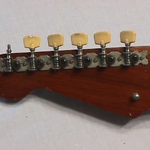 Vintage Teisco Style Global Made 1960's Solid Body Electric Guitar as-is image 6