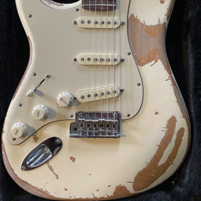 Fender Stratocaster  2014 Olympic white relic image 2