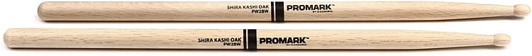Promark Classic Attack Drumsticks - Shira Kashi Oak - 2B - Wood Tip image 1