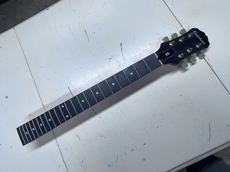 2018 Epiphone SG neck with upgraded Grover tuners faded Reverb